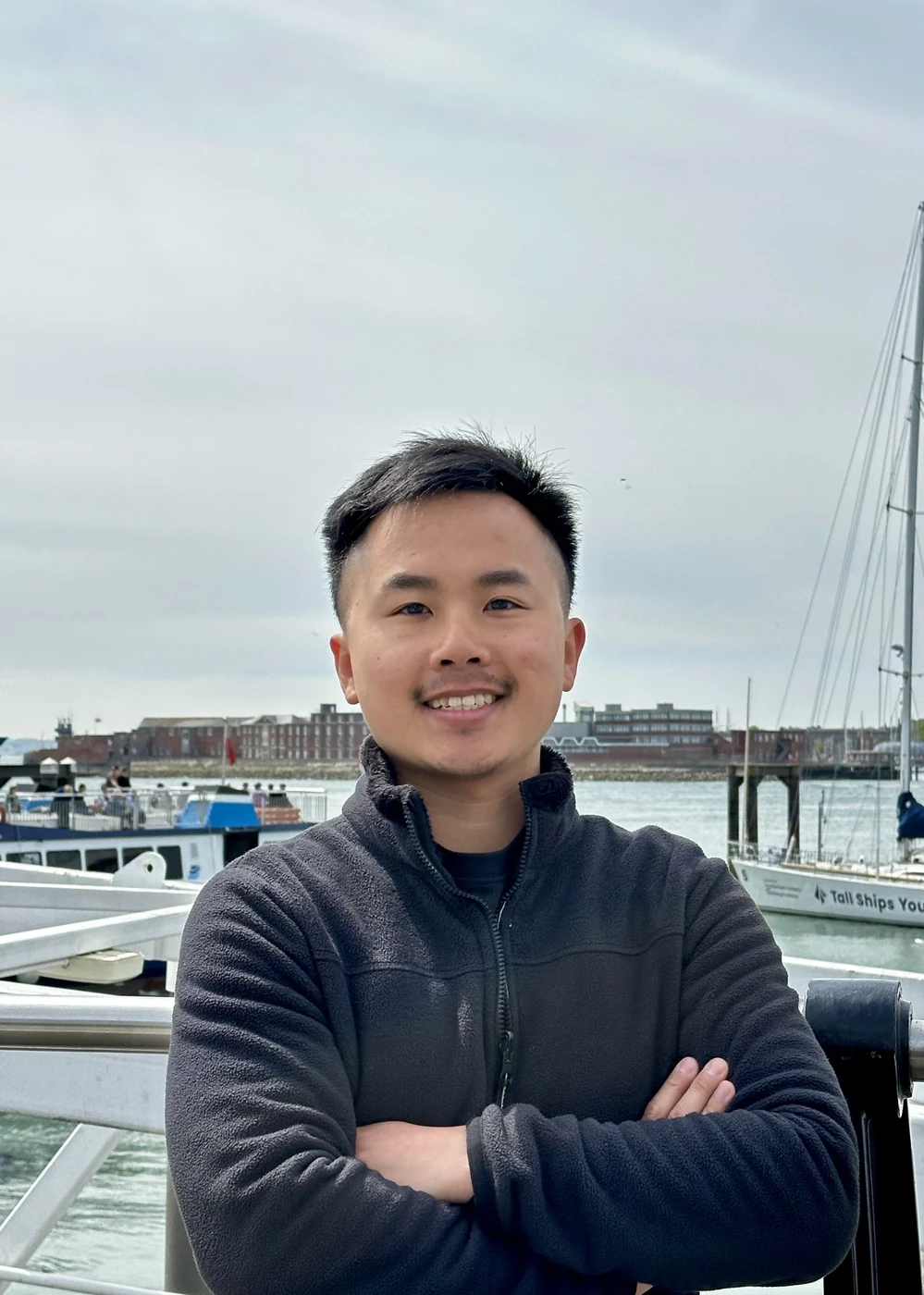 My profile photograph by the harbour